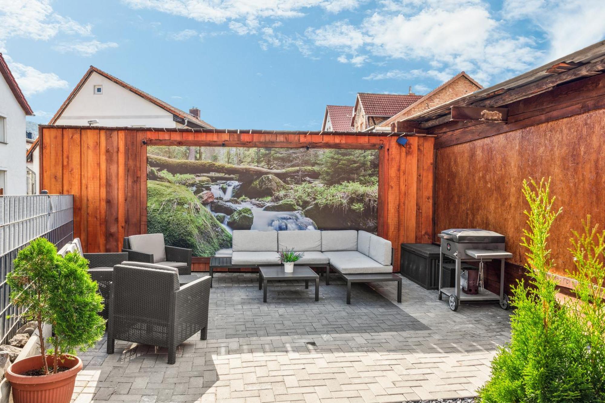 Apartment Harzduft Center Thale - Grill & Garden Exterior photo