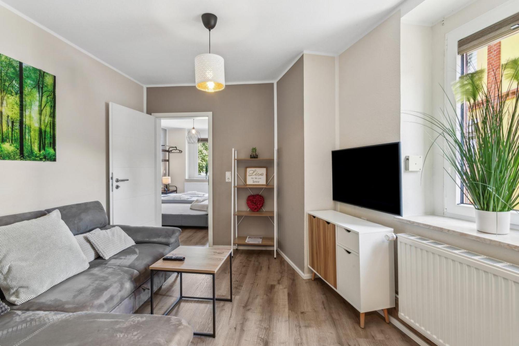 Apartment Harzduft Center Thale - Grill & Garden Exterior photo