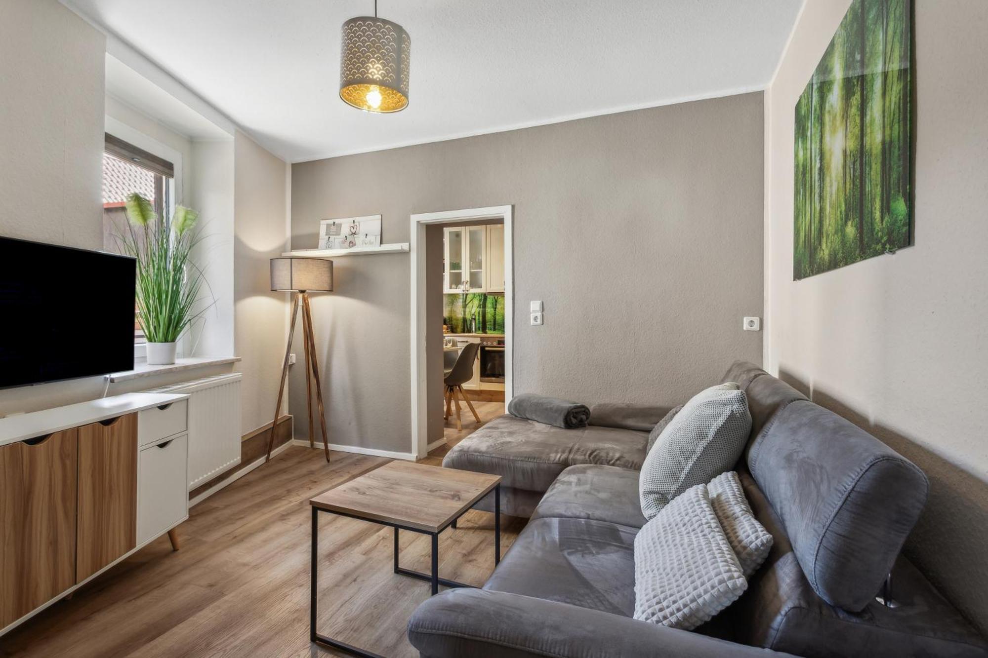 Apartment Harzduft Center Thale - Grill & Garden Exterior photo